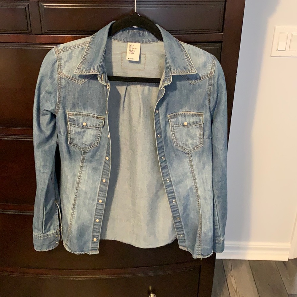 Denim top